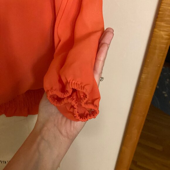 Colleen Lopez Coral Top Boat Neck Stretch - Picture 4 of 6